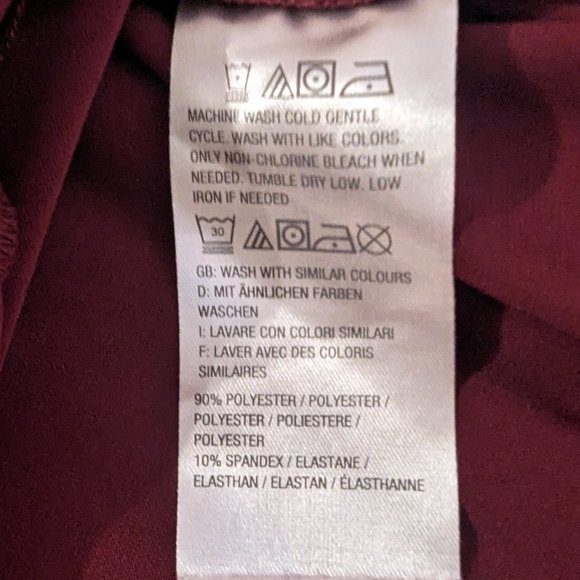 DISCOUNTED FINAL PRICE H by Halston Button Down Asymmetrical Tunic Top - Picture 5 of 7